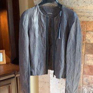 Tahari NWT Leather Jacket Small